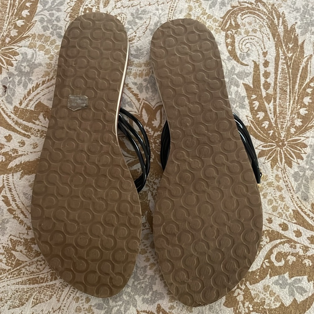 Coach Black and Brown Sandals - Picture 5 of 6